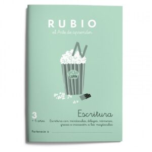Cuaderno escritura 3 rubio