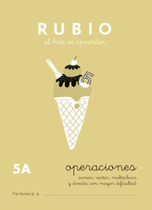 Cuaderno operaciones rubio 5A