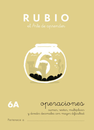 Cuaderno operaciones rubio 6A