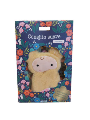 Conejito suave. libro de tela supersuave para abrazar