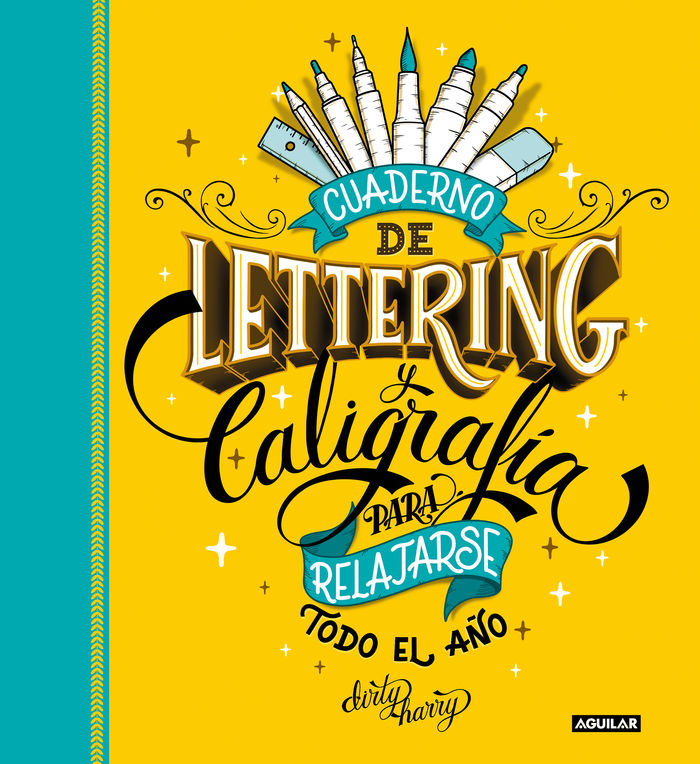 Cuaderno de lettering y caligrafía para relajarse todo el año 1 Cuaderno de lettering y caligrafía para relajarse todo el año