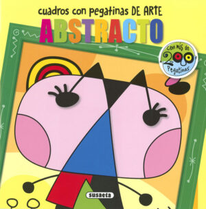 Cuadros con pegatinas arte abstract