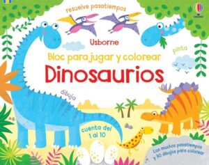 Dinosaurios bloc jug col