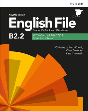 English file B2.2 sb and WB with on
