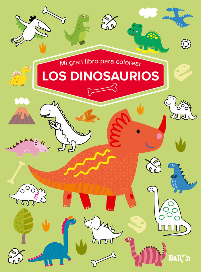 Gran libro dinos colorear, comprar Gran libro dinos colorear