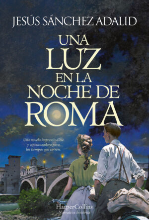 Luz en la noche de roma
