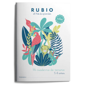 Mi cuaderno de verano rubio. 5-6 años