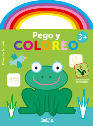 Pego y coloreo rana