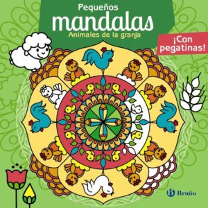 Pequeños mandalas. animales de la granja