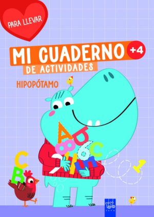 Mi cuaderno de actividades para llevar. hipopótamo