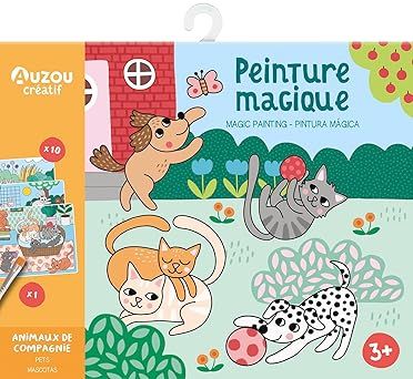 Pintura magica de animales de compañia. estuche de artista 1 Pintura magica de animales de compañia. estuche de artista