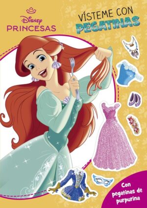 Princesas. vísteme con pegatinas 3