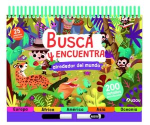 Espiral. busca y encuentra alrededor del mundo