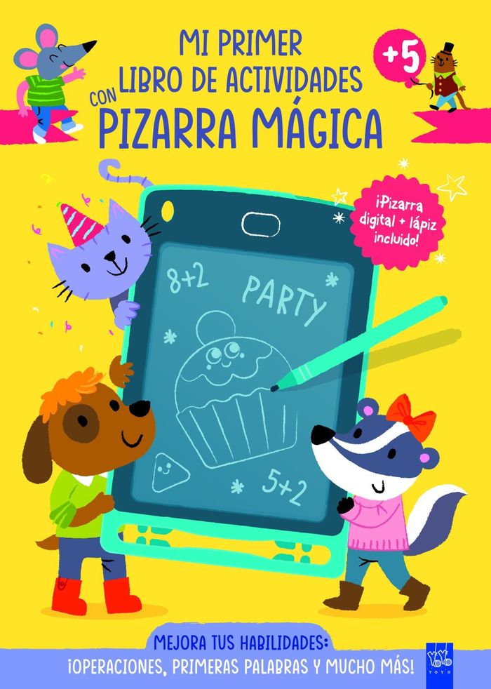 Mi primer libro de actividades con pizarra mágica. amarillo 1 Mi primer libro de actividades con pizarra mágica. amarillo