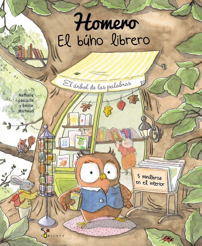 Homero, el búho librero 1 Homero